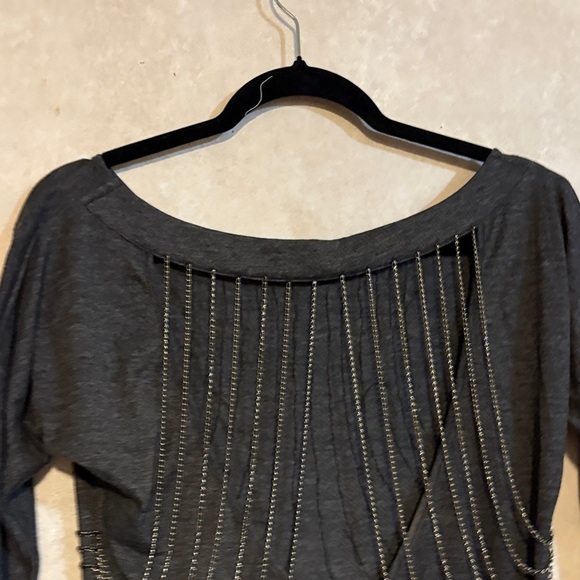 Nikibiki Black Blouse with Silver Accents - Picture 9 of 12